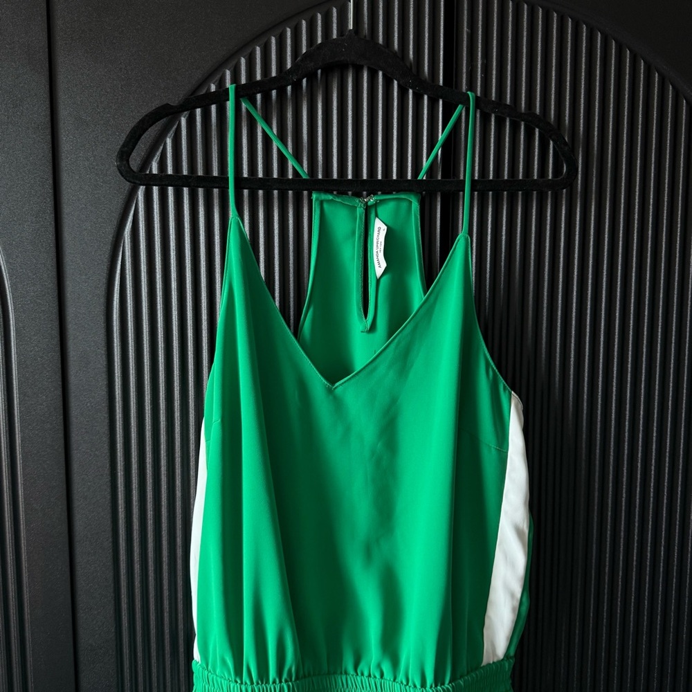Amanda Uprichard Green and White Jumpsuit - Picture 5 of 12